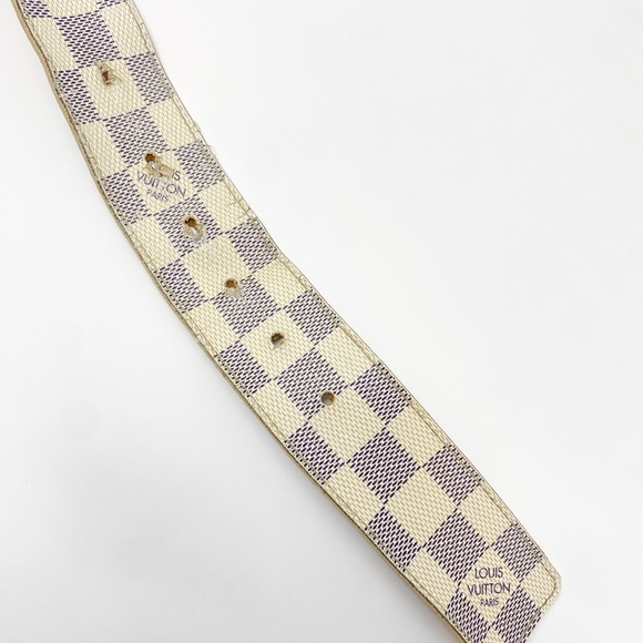 LOUIS VUITTON Damier Azur Belt Canvas Gold Buckle
M9609 95/38 main image 11